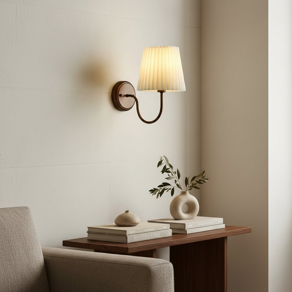 theodore-retro-pleated-fabric-iron-wall-sconce