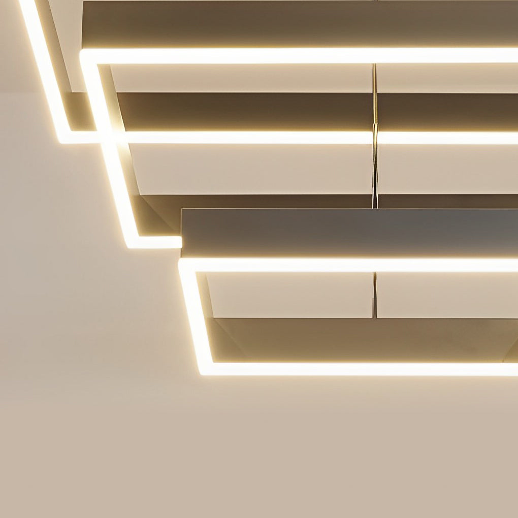 3 Layers Square Pendant Light Li002131