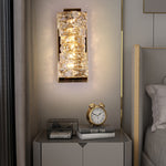 Creative Crystal Three Color Light Led Modern Wall Sconce Lighting Wall Lamp