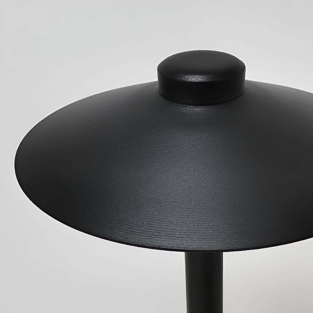 Mushroom Shaped Waterproof Led Black Outdoor Path Lights