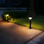 Round Light Control Induction Solar Pathway Lights