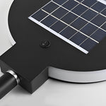 Circular Geometric Shape Solar Lawn Light Ha077950