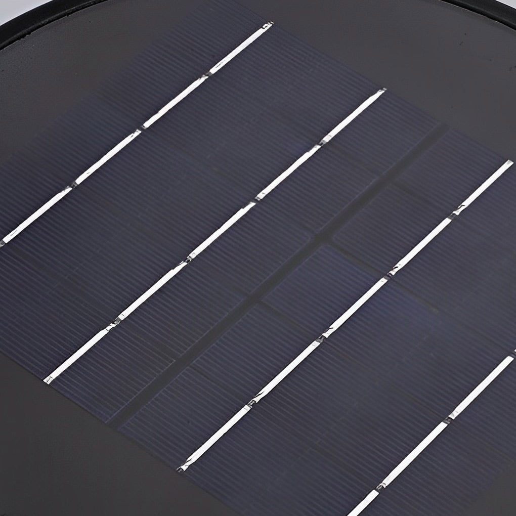 Round Waterproof Solar Outdoor Lawn Lamp Ha082918