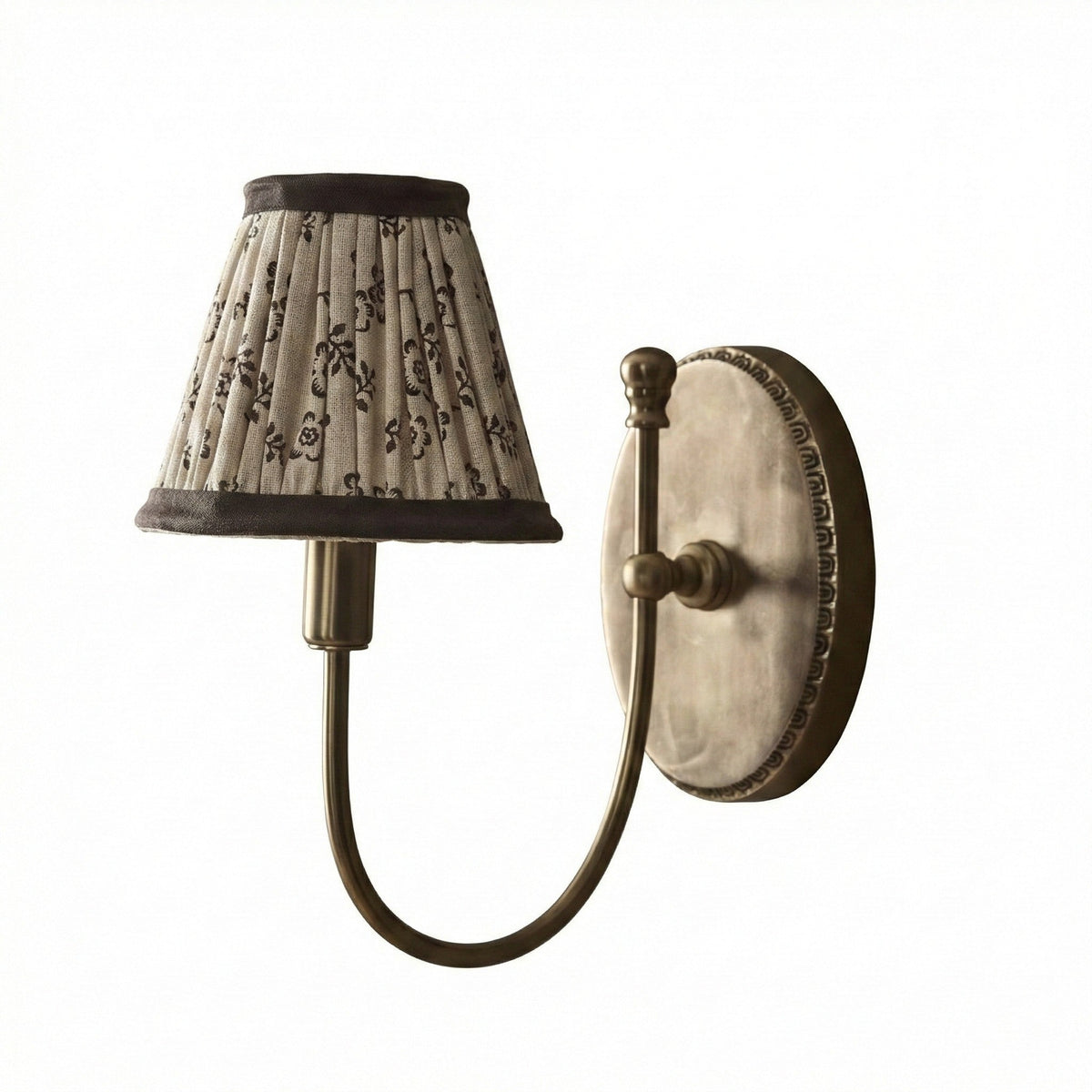 vintage-french-brass-fabric-drum-shade-wall-sconce