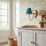 vintage-french-brass-fabric-drum-shade-wall-sconce