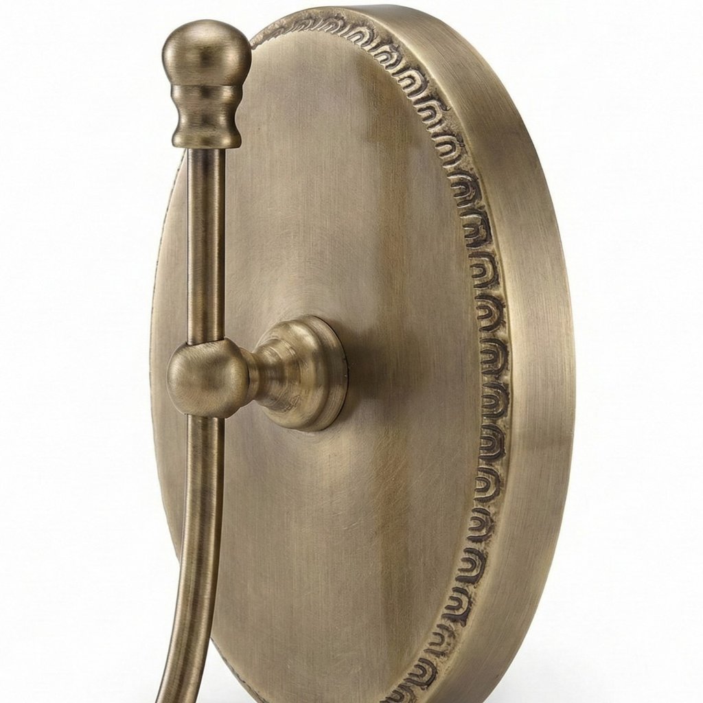 vintage-french-brass-fabric-drum-shade-wall-sconce