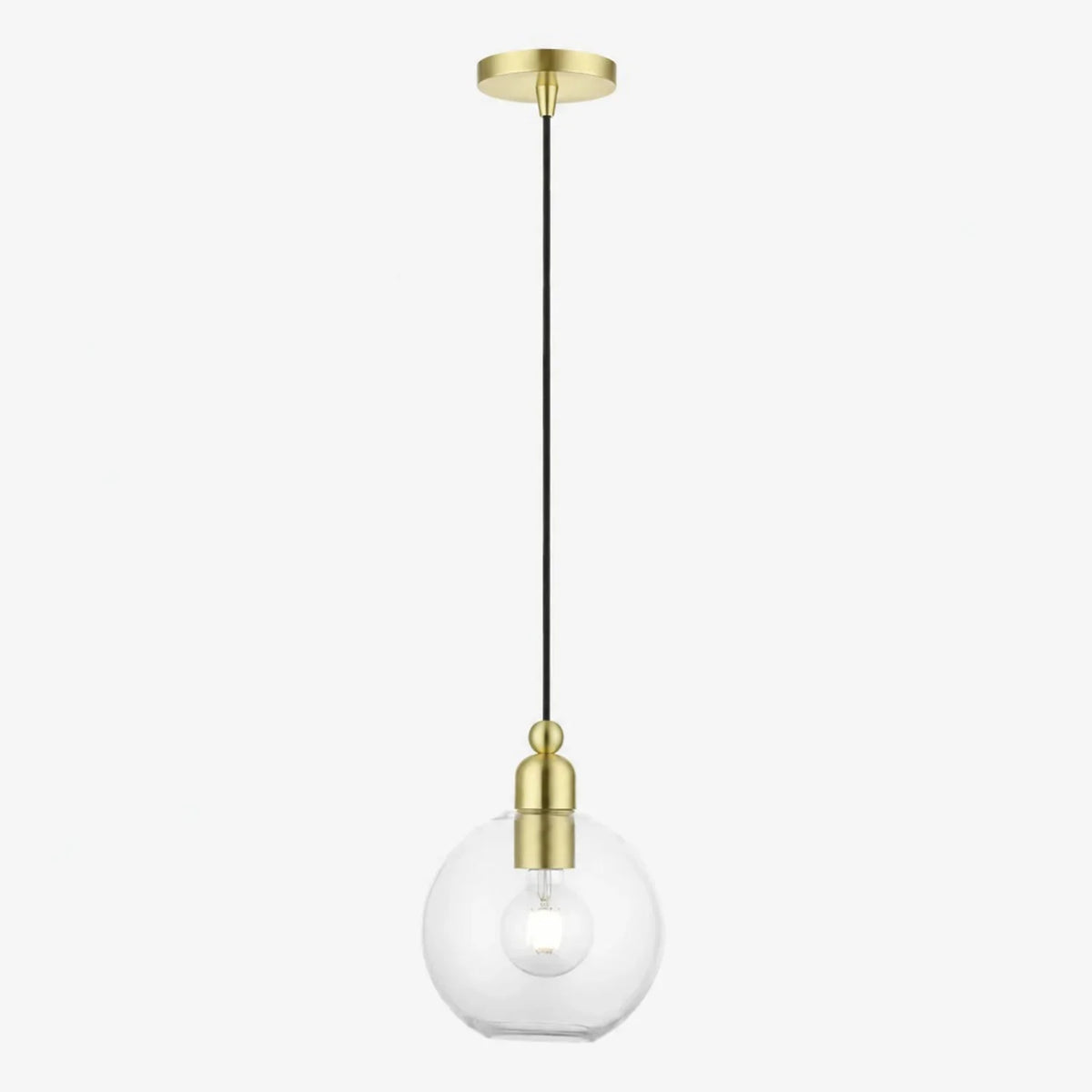 minimalist-clear-glass-dome-pendant-light