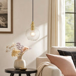 minimalist-clear-glass-dome-pendant-light