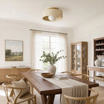 modern-textured-drum-shade-flush-mount-ceiling-light
