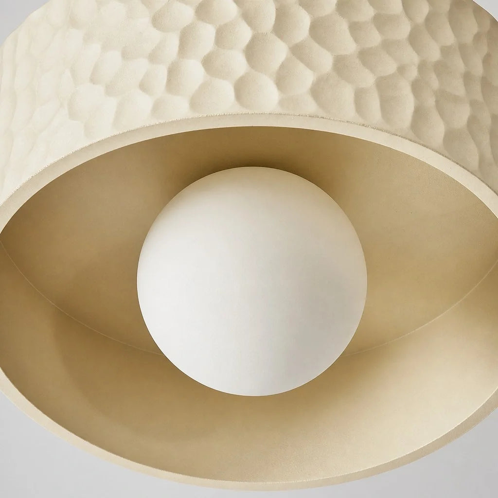modern-textured-drum-shade-flush-mount-ceiling-light