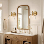 antique-brass-recycled-glass-wall-sconce-indoor-for-bathroom