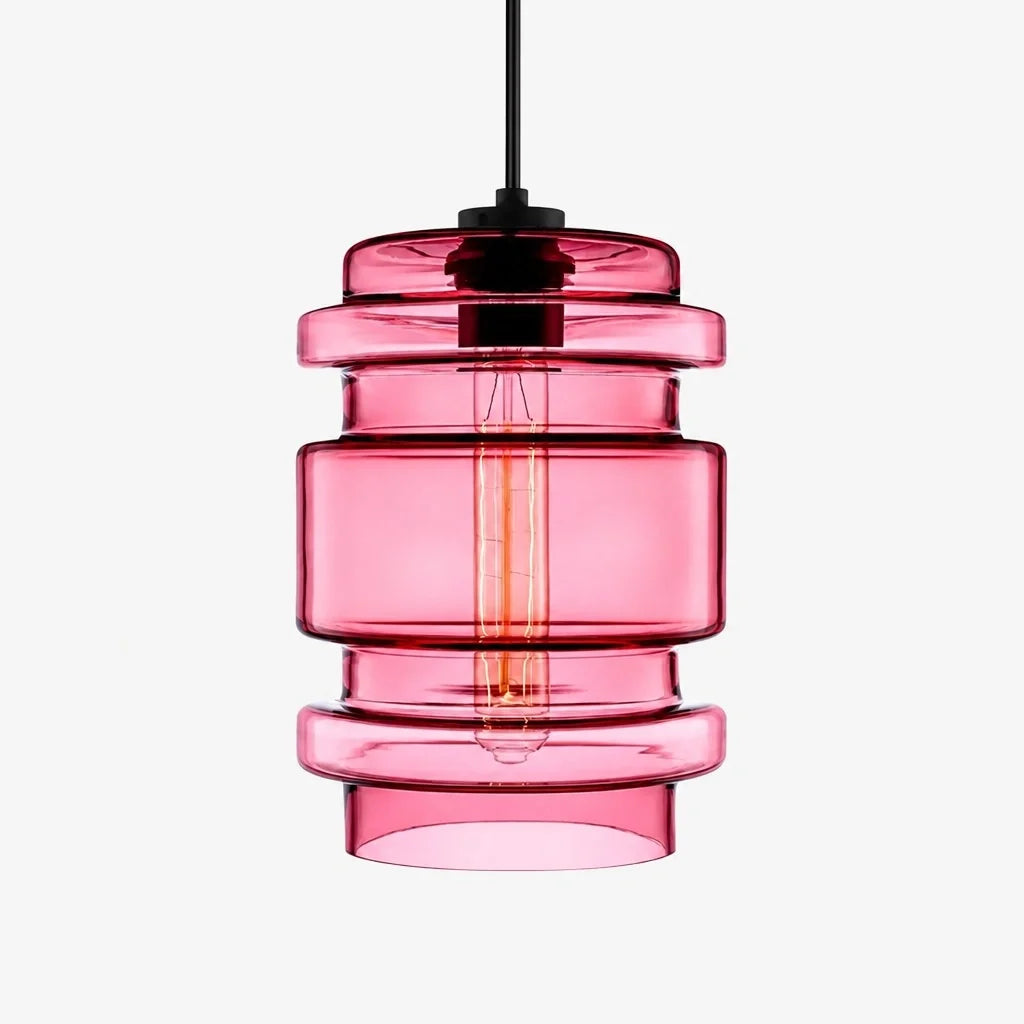 modern-colorful-cylindrical-glass-pendant-light