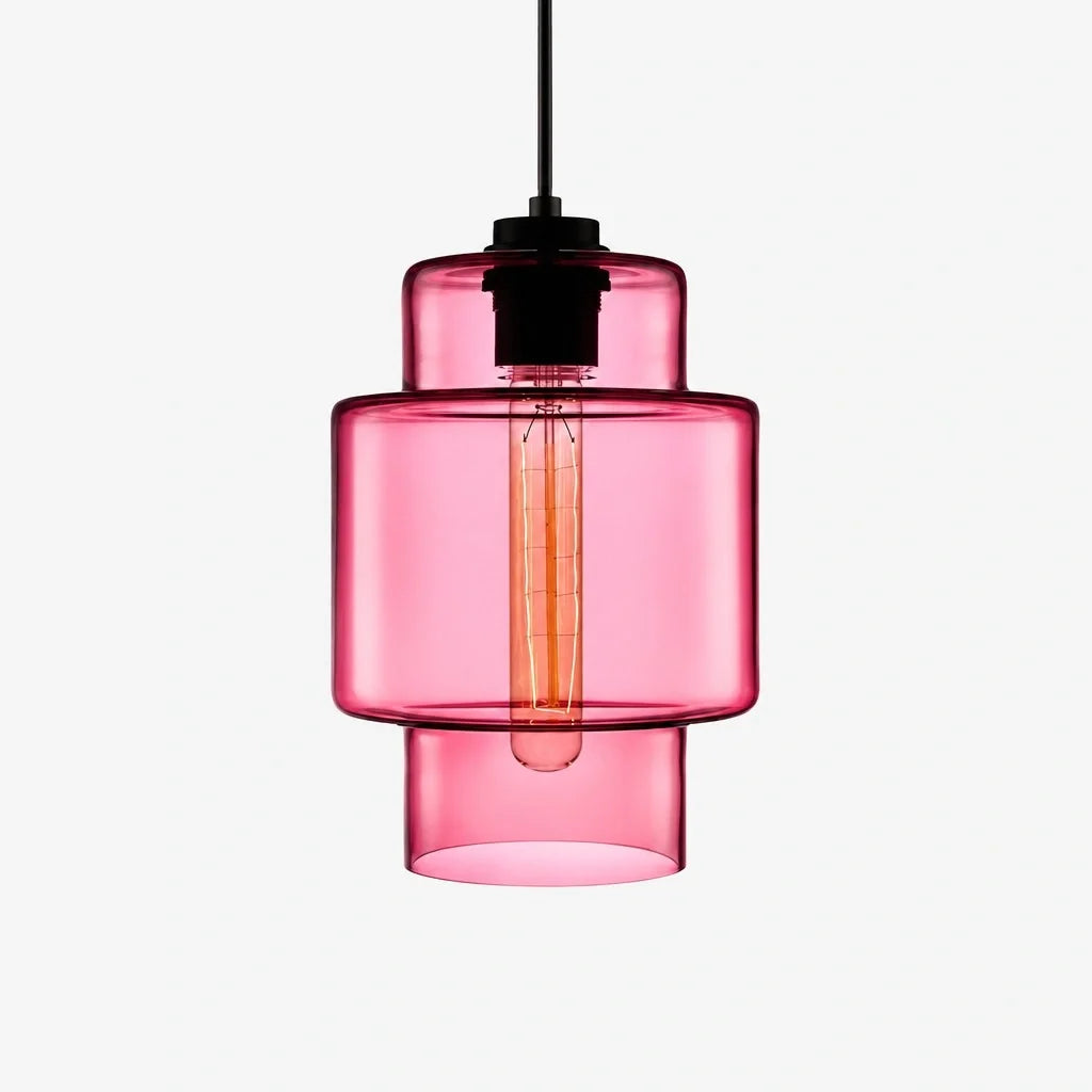 modern-colorful-cylindrical-glass-pendant-light