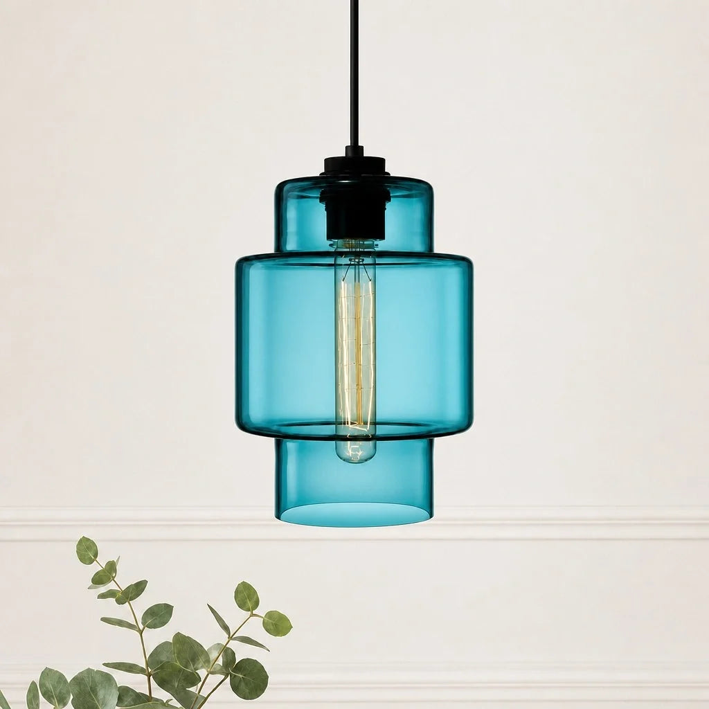 modern-colorful-cylindrical-glass-pendant-light