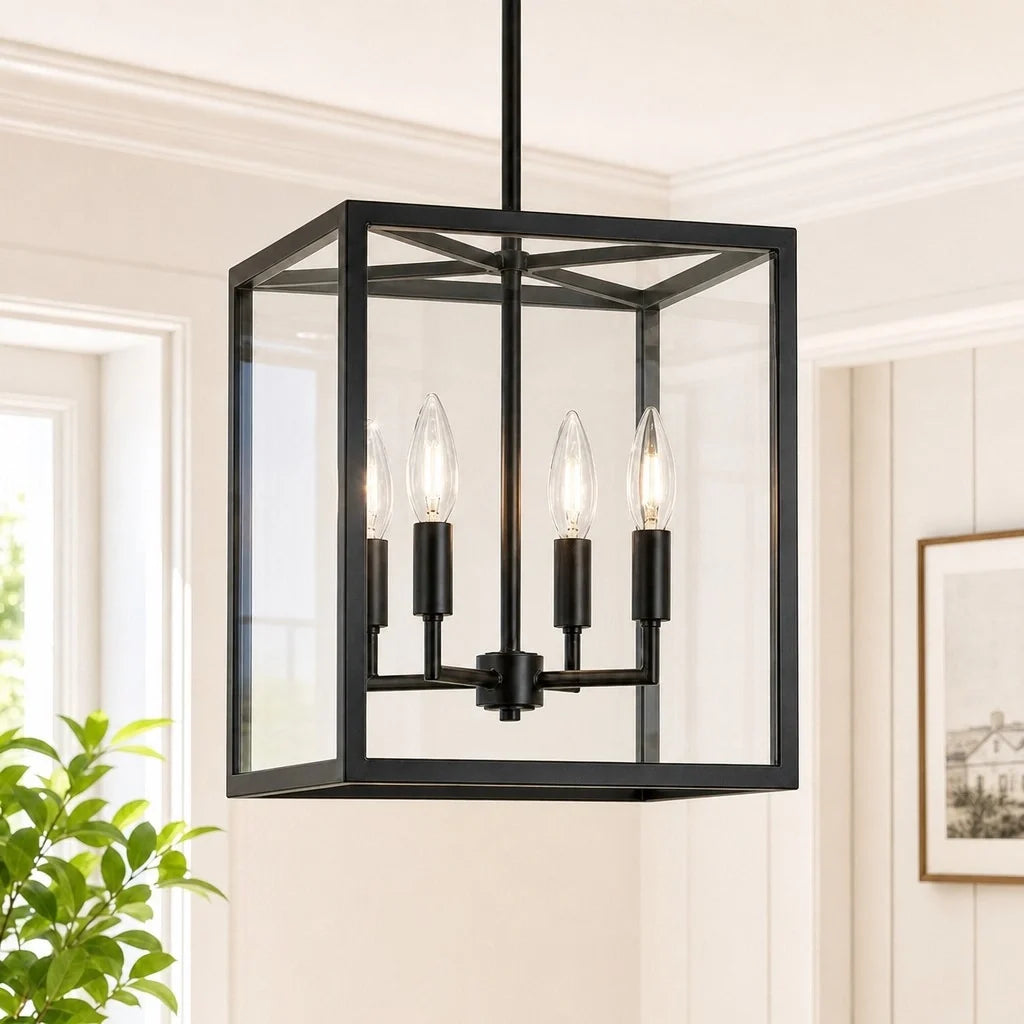 farmhouse-square-lantern-glass-metal-pendant-light