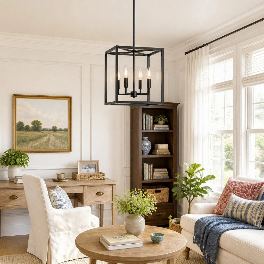 farmhouse-square-lantern-glass-metal-pendant-light