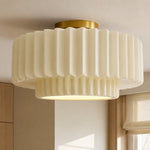 bryn-modern-round-ceramic-pleated-semi-flush-mount-light