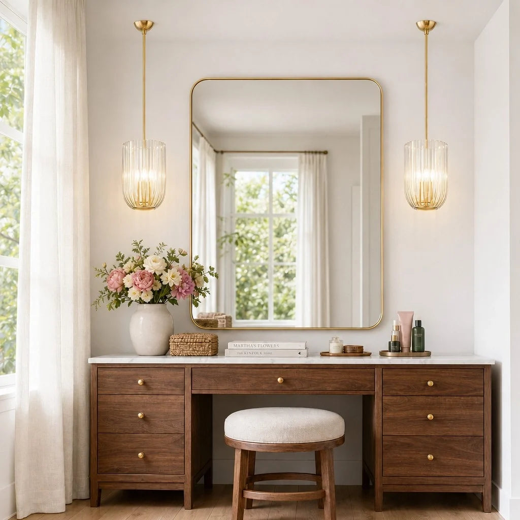 glass-lantern-pendant-light-with-ribbed-glass-in-champagne-aged-brass-finish