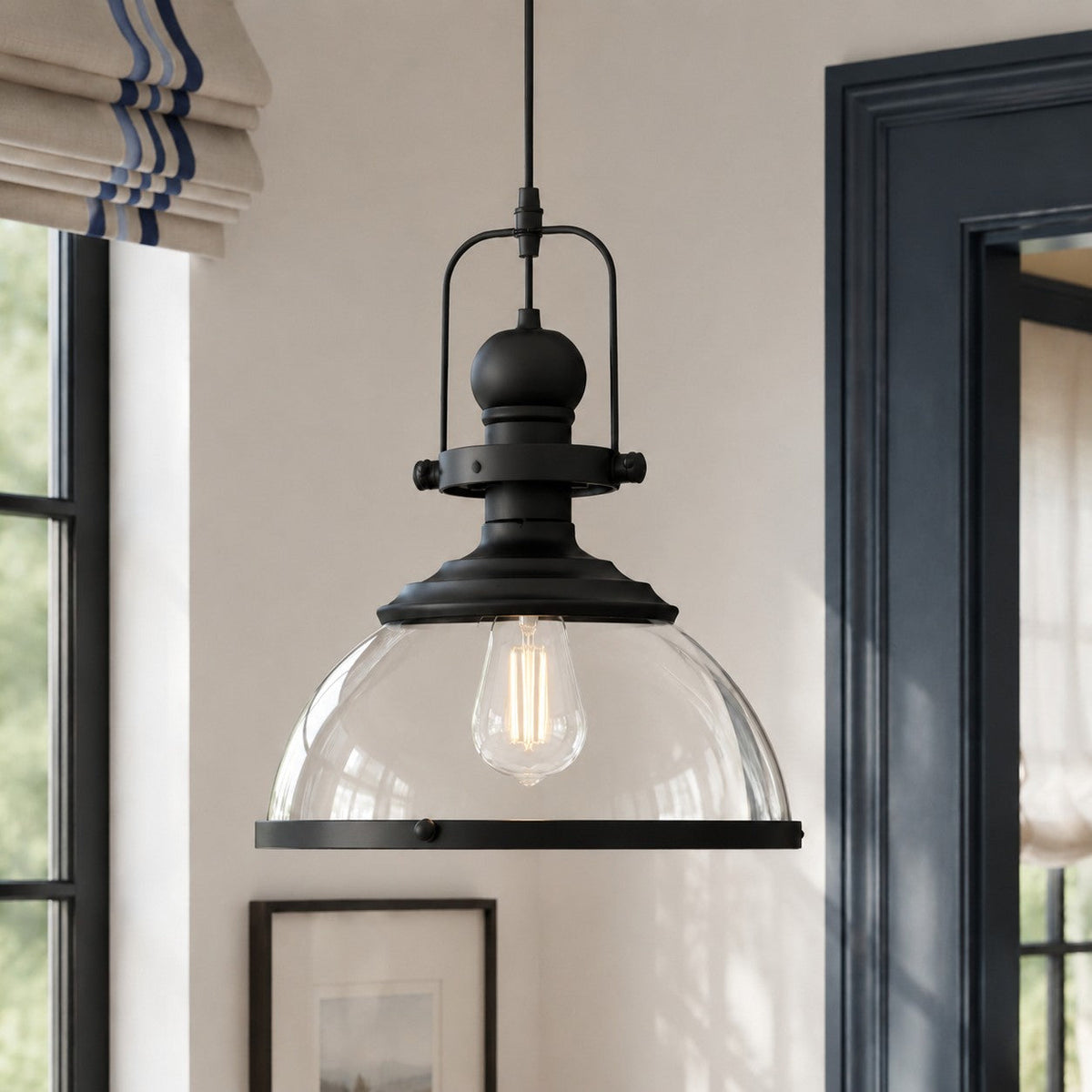 retro-industrial-glass-globe-metal-pendant-light