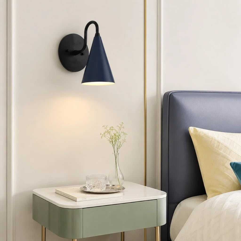 modern-tapered-cone-shade-vanity-sconce