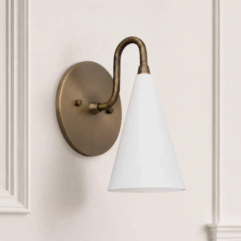 modern-tapered-cone-shade-vanity-sconce