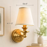 posie-retro-linen-shade-wall-sconce