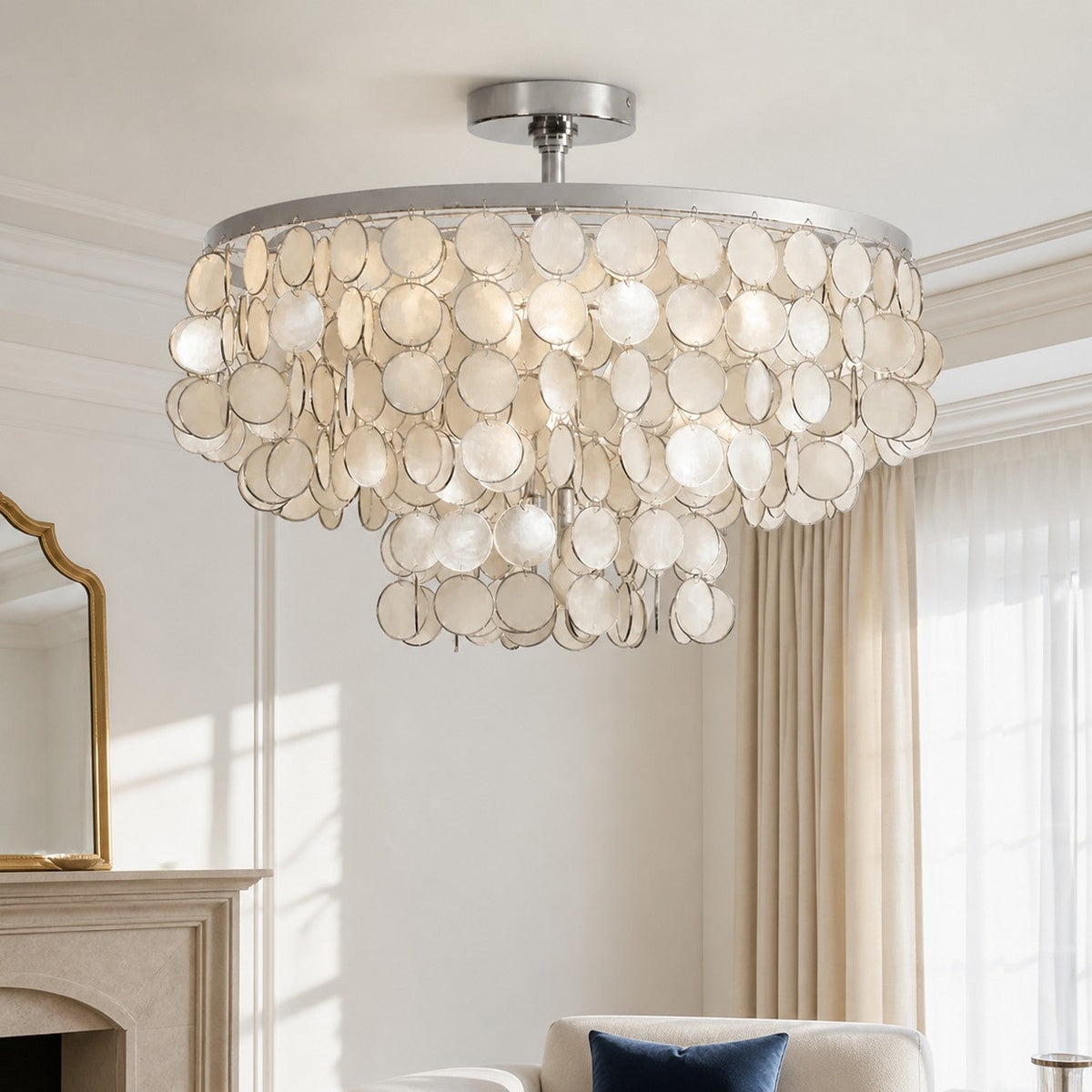 vorenis-modern-layered-round-capiz-shell-ceiling-lamp