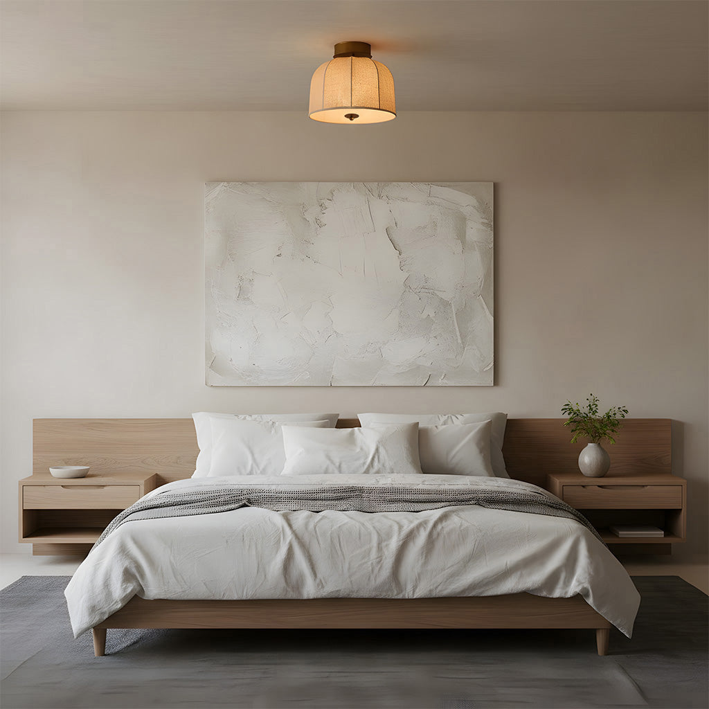 vanna-vintage-linen-trumpet-ceiling-light