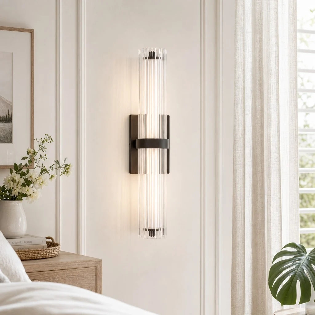 fluted-glass-led-tube-wall-sconce