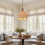 3-light-rustic-rattan-two-tone-color-dome-pendant-light