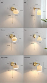 ribbed-ceramic-wall-light-in-lantern-ball-shape