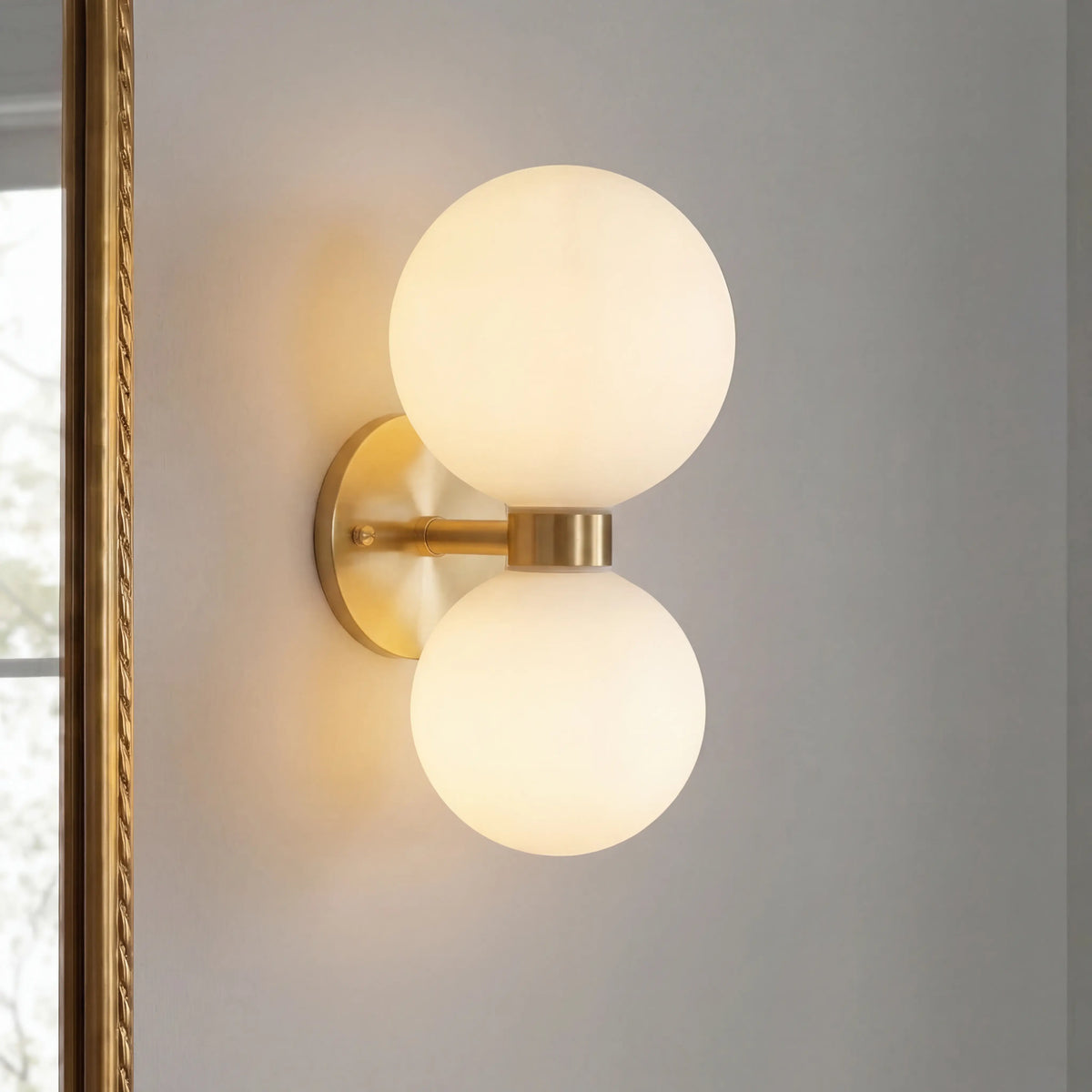 round-white-glass-bedroom-wall-lamp