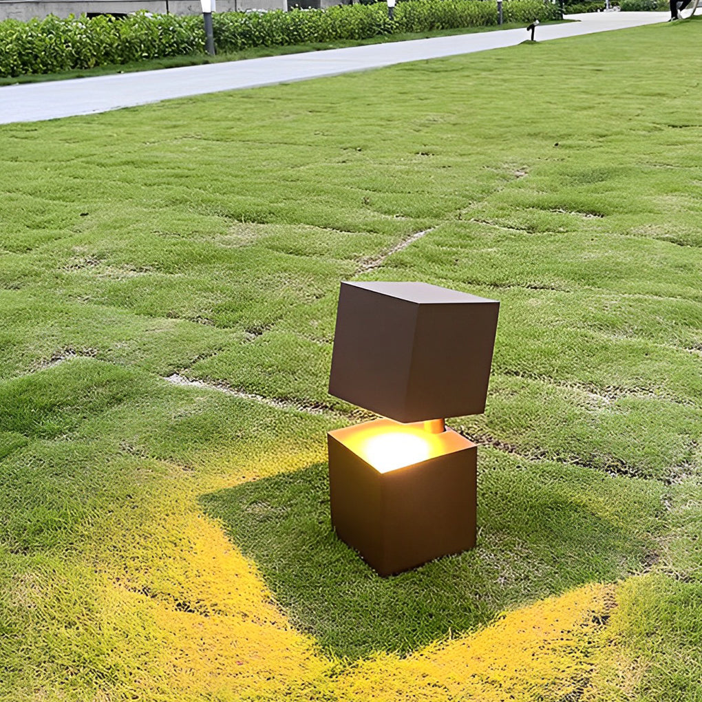 Square Led Modern Outdoor Lawn Light Ha092759
