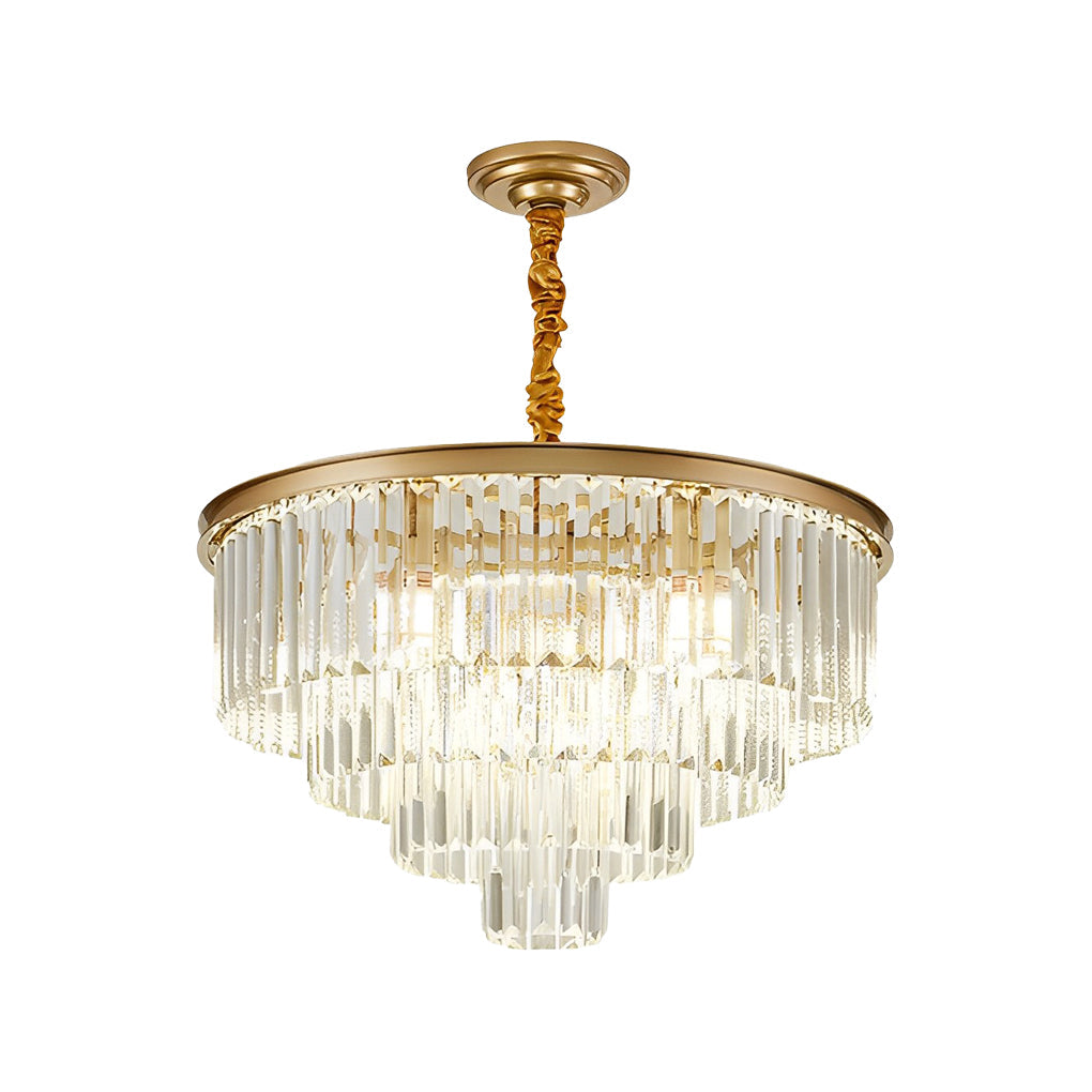 4 Layers Crystal Modern Chandelier Ha098805