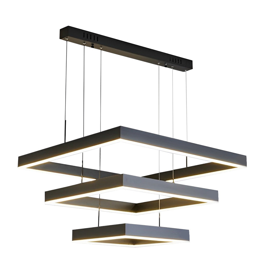 3 Layers Square Pendant Light Li002131