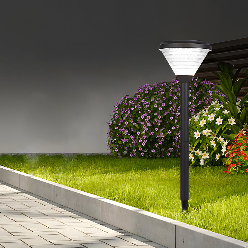 27 6 Inch H Black Led Solar Path Lights