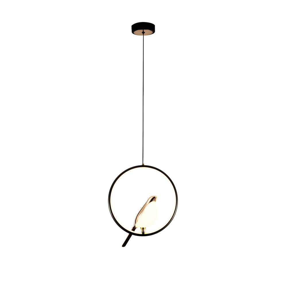 Modern Magpie Pendant Light Circle Oval Ring