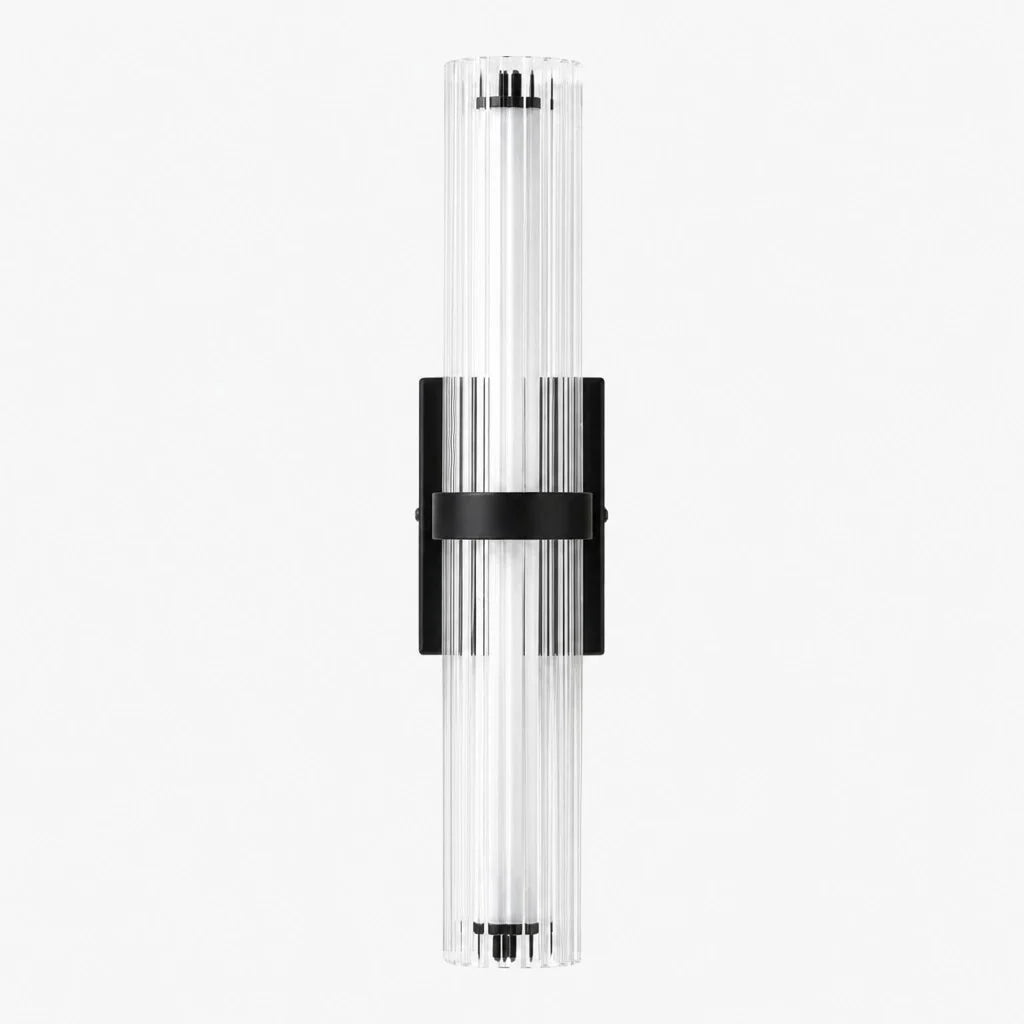 fluted-glass-led-tube-wall-sconce