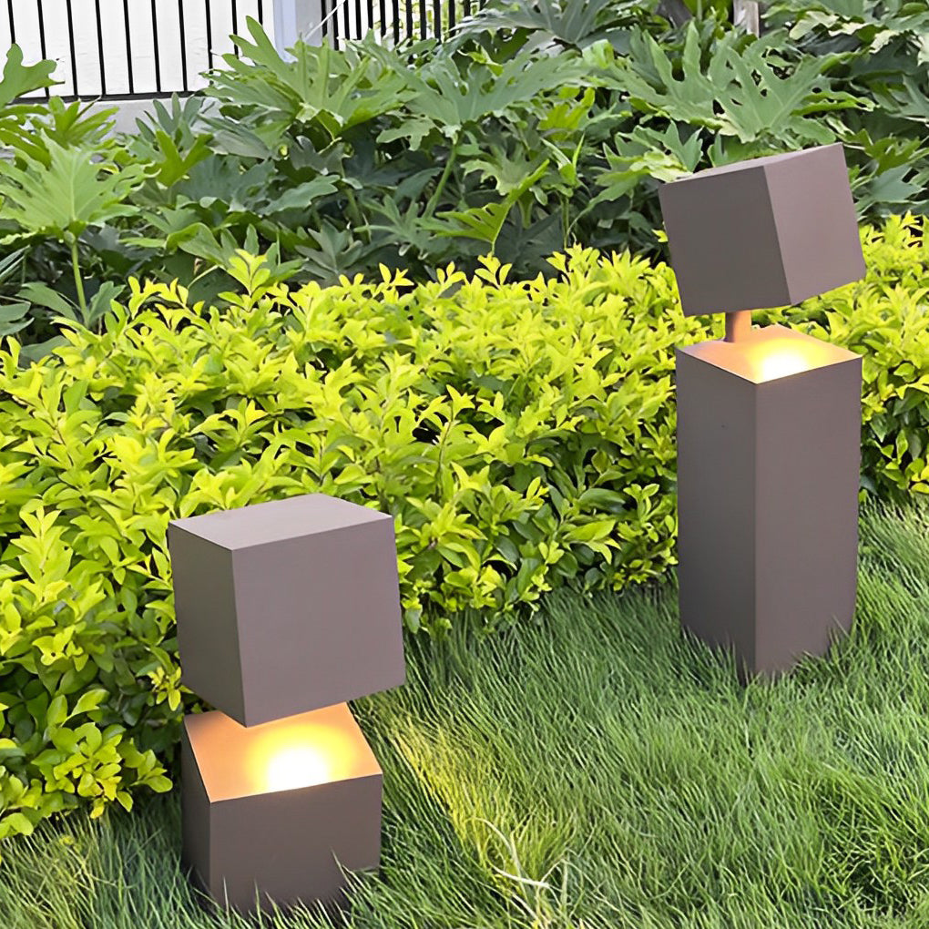 Square Led Modern Outdoor Lawn Light Ha092759