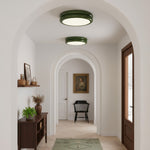 river-modern-green-circular-ceiling-light