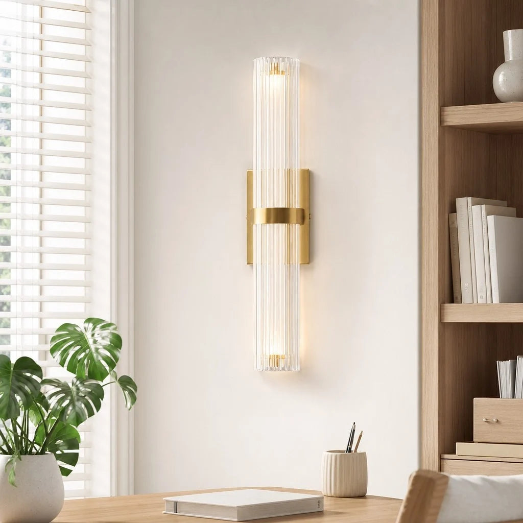 fluted-glass-led-tube-wall-sconce