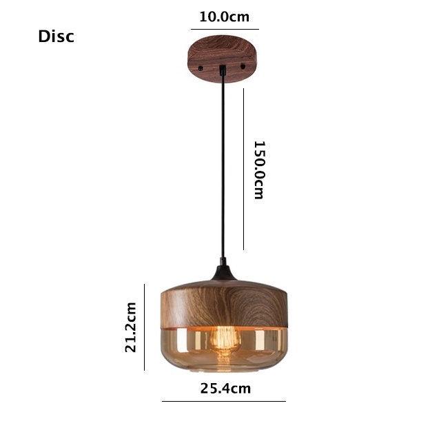 nordic-woody-metal-pendant-led-light-with-tea-colored-glass-shade