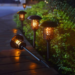 22 4 Inch Solar Black Pathway Light With Stake