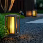 Vertical Strip Shape Outdoor Lawn Lamp Ha079586