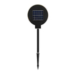 Circular Geometric Shape Solar Lawn Light Ha077950