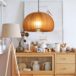 Pumpkin Shaped Pendant Light Li001916