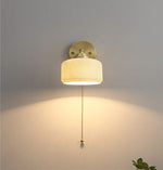 ribbed-ceramic-wall-light-in-lantern-ball-shape