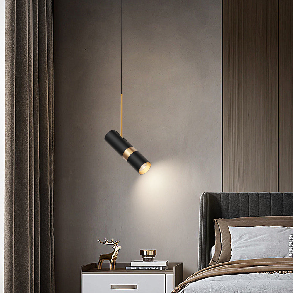 Creative Cylindrical Led Three Step Dimming Modern Pendant Lights Hanging Lamp
