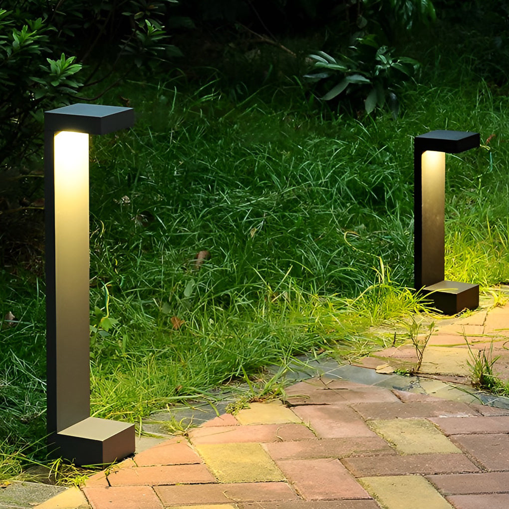 Rectangle Waterproof Led Modern Outdoor Pathway Light