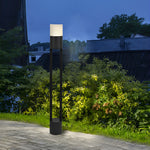 Round Minimalist Outdoor Post Lights Waterproof Led Pole Light Outdoor Lights